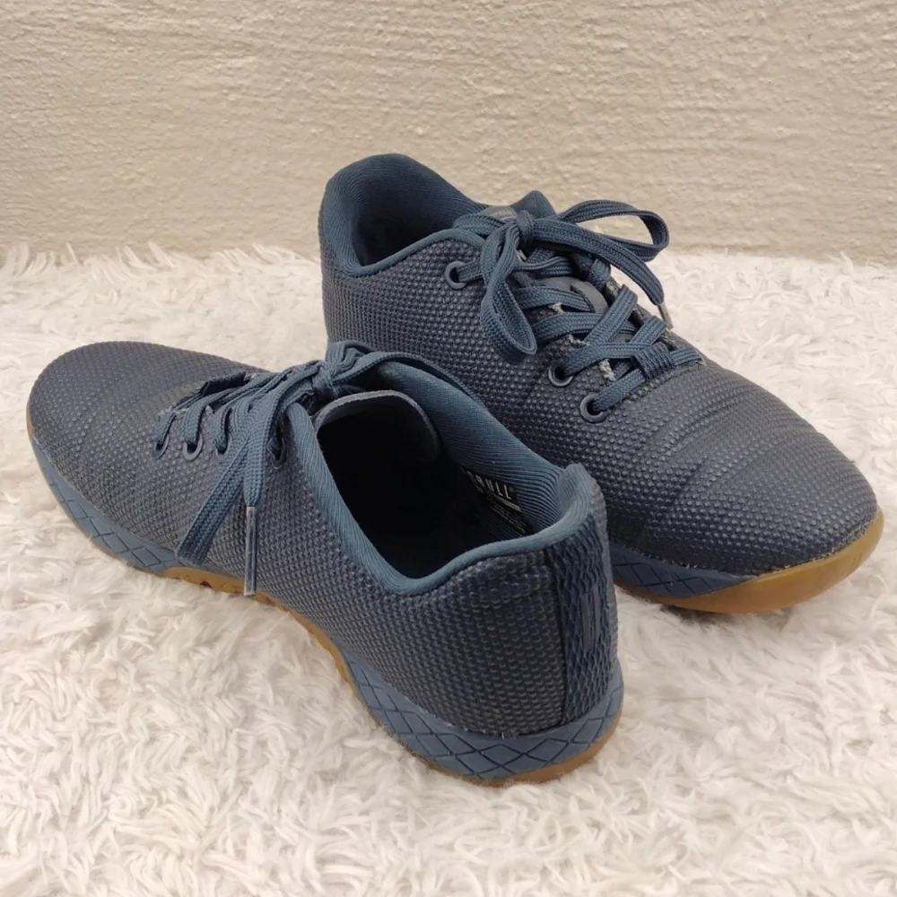 NOBULL Navy Gum High Carbon Rubber Upper Low Top Lace Up Training Sneaker Shoe